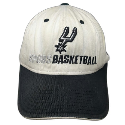 Adidas San Antonio Spurs NBA White Baseball Cap One Size Strapback West Logo Hat