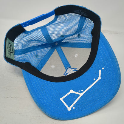 Disney Gravity Falls Trucker Hat Blue White One Size Pine Tree Big Dipper Logo