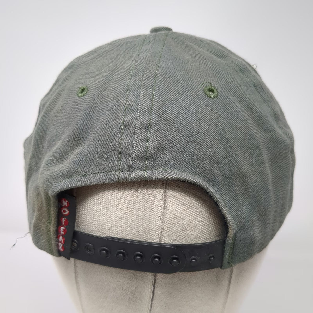 No Fear Snapback Hat Green One Size Made in USA No Crybabies Embroidered 6 Panel