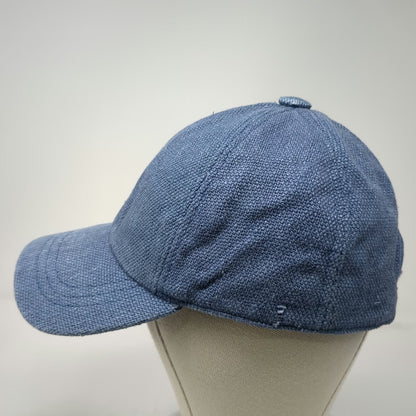 Lucky Brand Baseball Cap Blue One Size Woven Texture Slideback Adjustable Hat