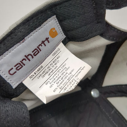 Carhartt Baseball Cap Gray One Size Strapback Trolley Heart Graphic Logo Hat
