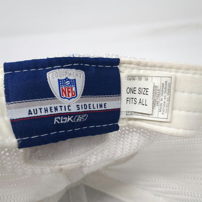 Reebok NFL Indianapolis Colts Cap Hat Blue White Gray One Size Mesh Sideline