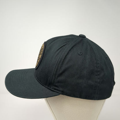 Obey 5 Panel Black Hat One Size Snapback Propaganda MFG 89 Worldwide Dissent