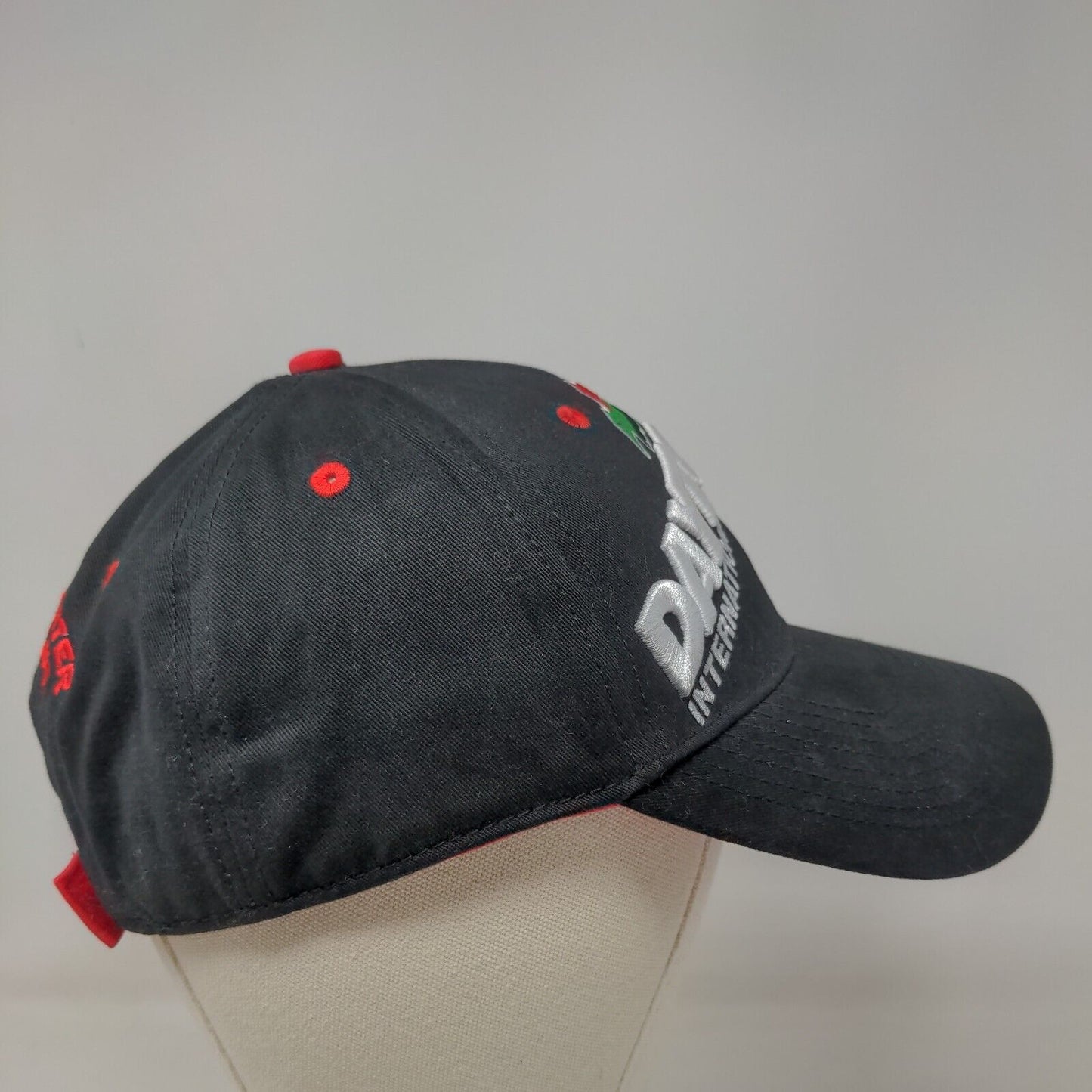 ISC Men's Strapback Hat Black OSFM Embroidered Daytona International Speedway