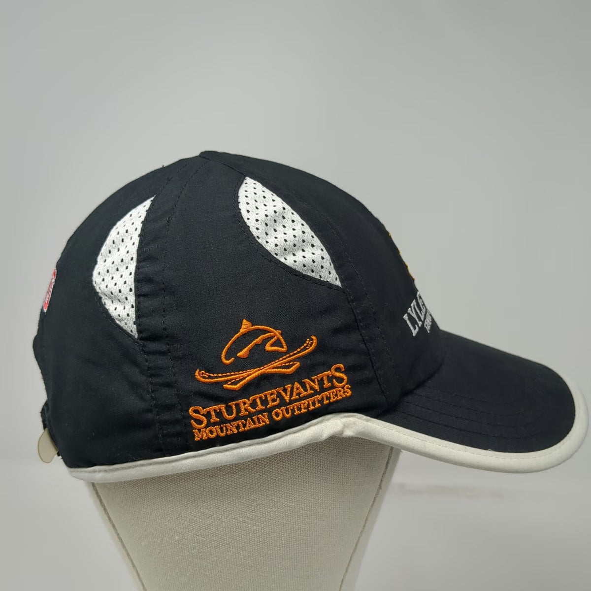 Lyle Pearson Tennis Championships Black Baseball Cap OSFM Sun Valley Mesh Hat