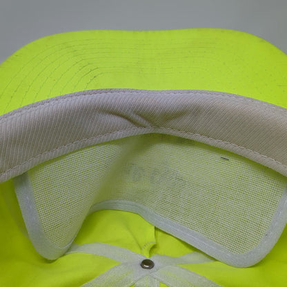 Nissin 5 Panel Green Hat One Size Ore Ida Burley Idaho Rope High Vis Strapback