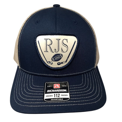 RJS Patch Snapback Mesh Back Trucker Hat Multi One Size Richardson
