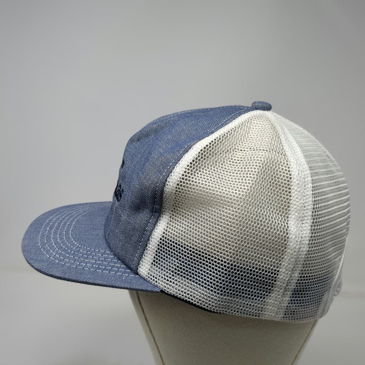 AgriPro Dumas Wheat Seed Trucker Hat Blue One Size Mesh Back Snapback Cap