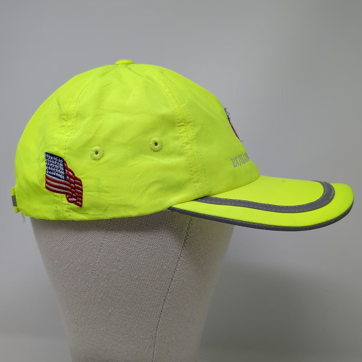 Port Authority Baseball Cap Green One Size Union Pacific Reflective Safety Hat