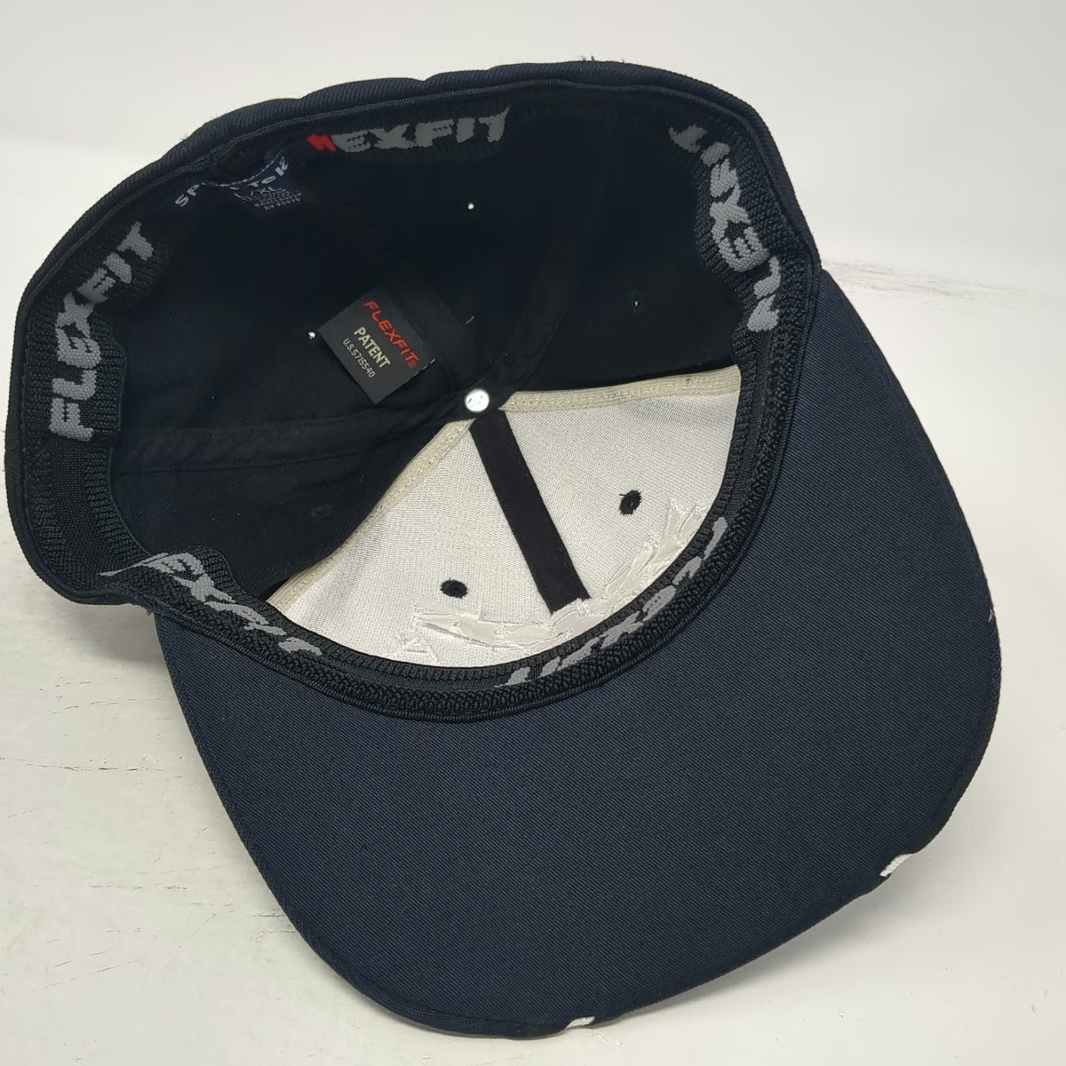 Sport-Tek Baseball Cap Black XL North Dakota 1889 Contrast Piping Flexfit hat
