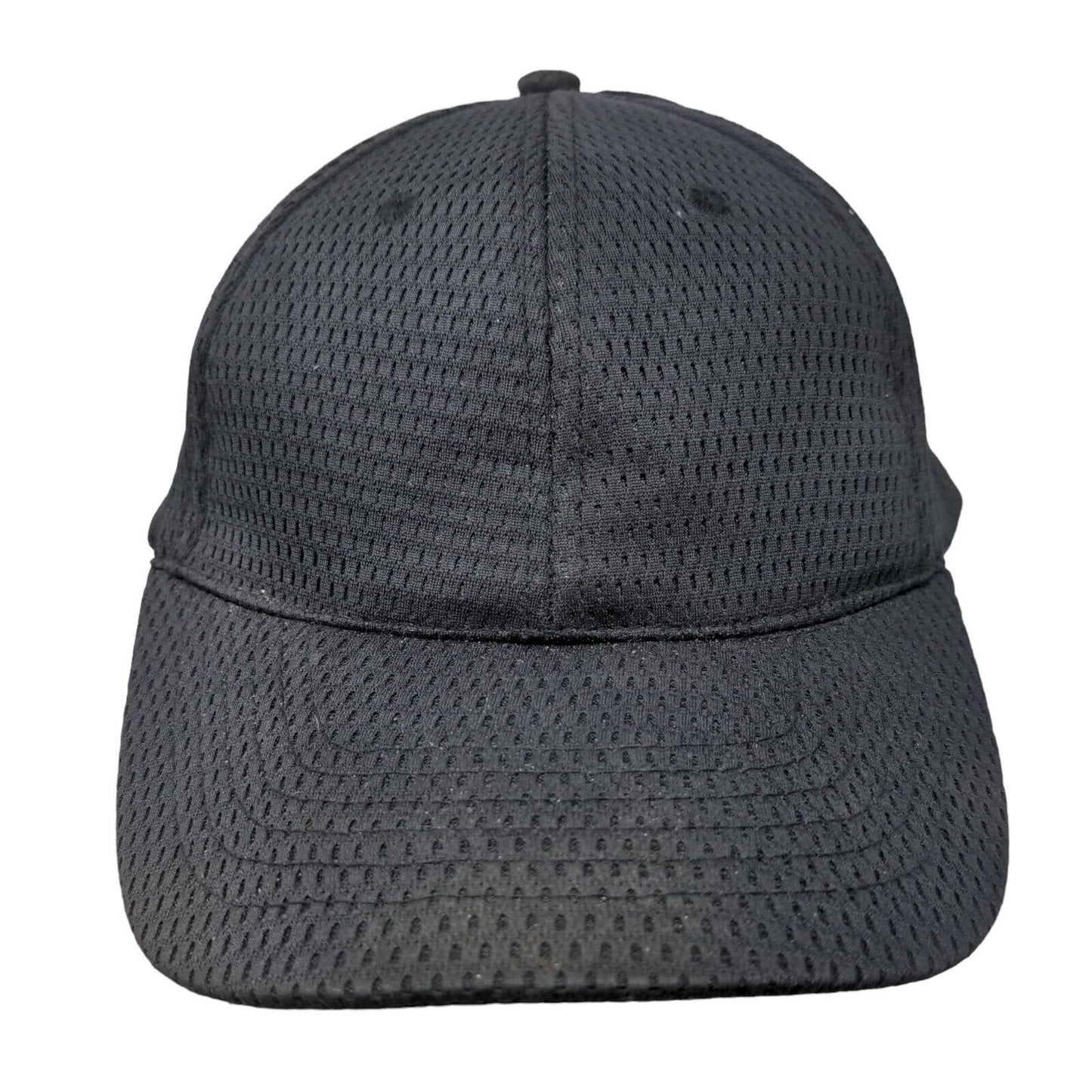 Cobra Strapback Mesh Hat Black Blank Adjustable Vent Holes Breathable