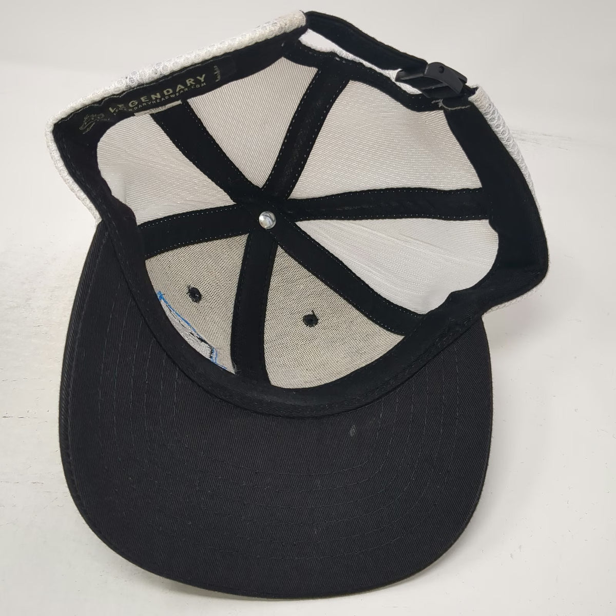 Legendary Baseball Cap Black One Size Mesh Back Shadow Valley Golf Course Hat
