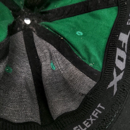 Fox Racing Boy's Fitted Hat Green Size OSFM Graphic Logo Cotton Spandex