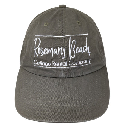 Rosemary Beach Cottage Rental Company Slideback Hat Brown One Size