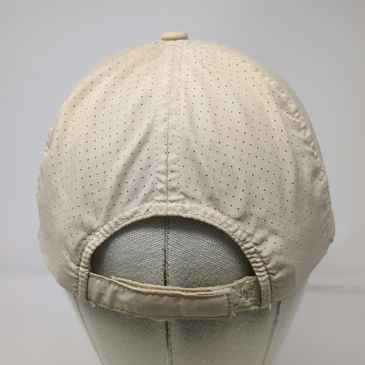 Port Authority Baseball Cap Beige One Size Poipu Surf Hawaii Mesh Breathable Hat