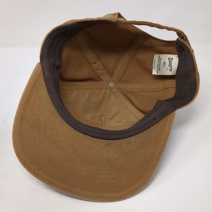 Duluth Trading Co Baseball Cap Brown L Slideback Cotton Logo Patch Hat Canvas