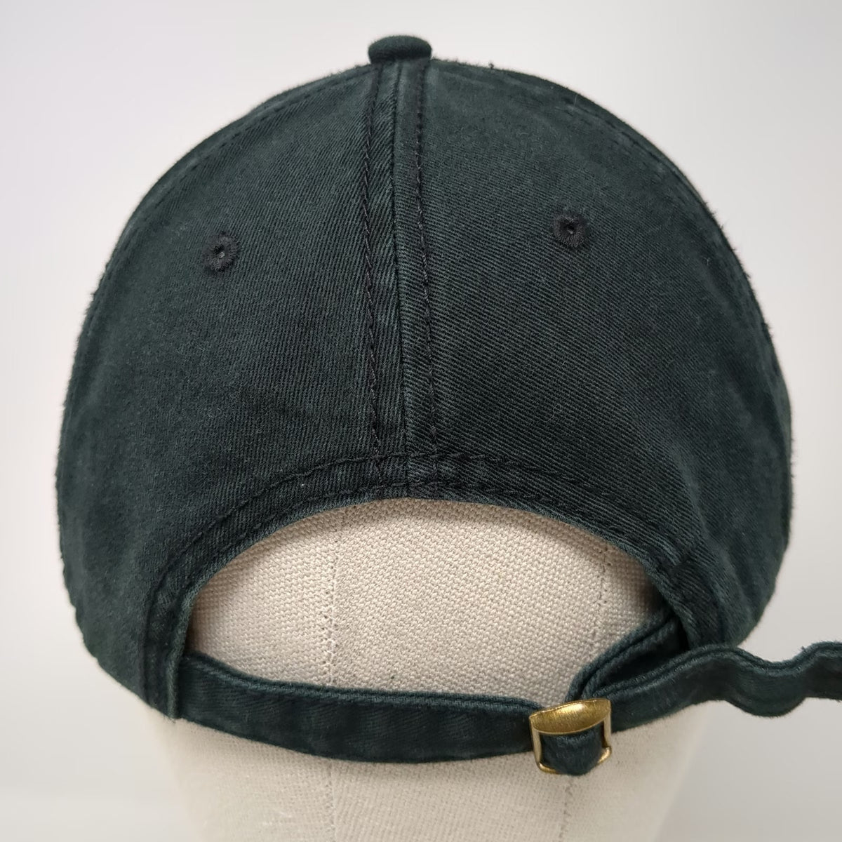OTTO I Am Second Baseball Cap Black One Size Embroidered Cotton Slideback Hat