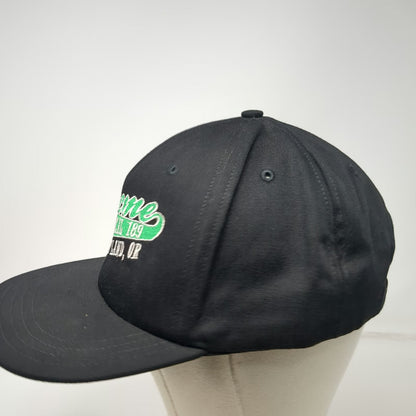 Unionwear Baseball Cap Black One Size Leather Strap Made in USA AFSCME Local 189