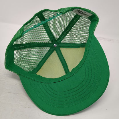 Creative Marketing Specialties Trucker Hat Green Mesh Snapback Made USA Vintage