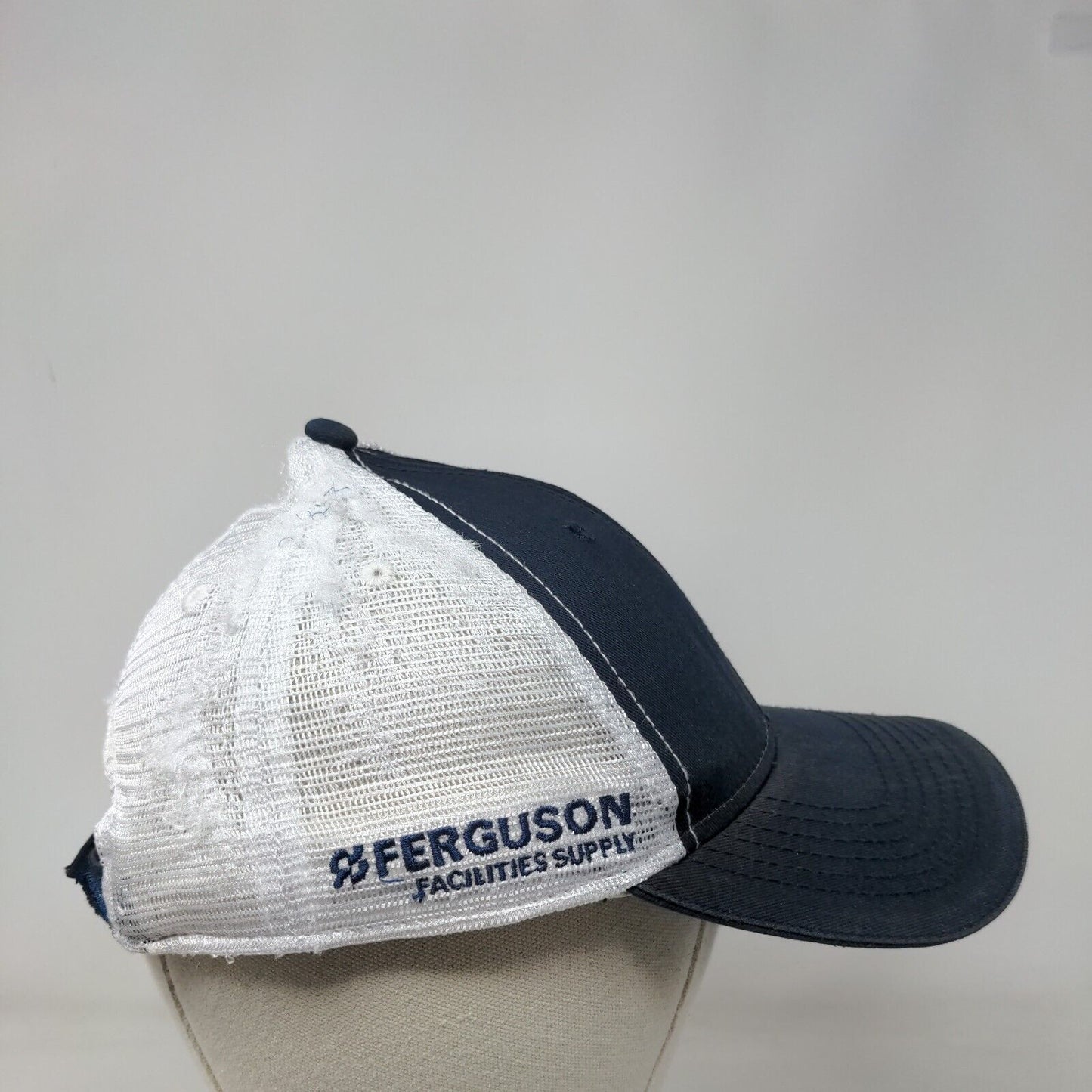 Ferguson Facilities Supply Strapback Mesh Back Trucker Hat Blue One Size