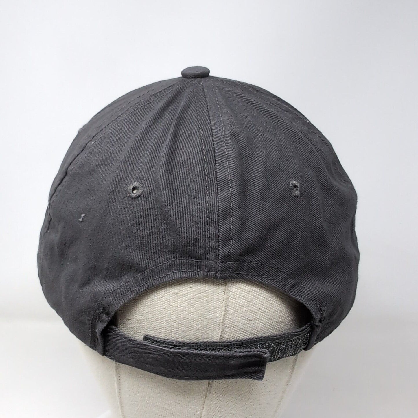 Albi's Strapback Hat Gray One Size Adjustable Embroidered 6 Panel Cap America