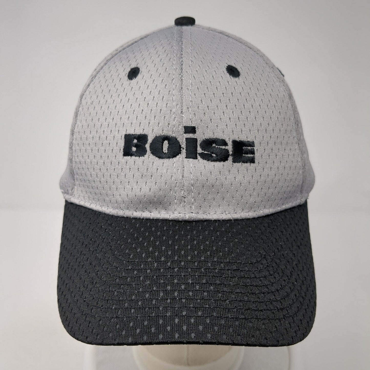 Boise Strapback Hat Gray One Size Adjustable Embroidered Otto 6 Panel