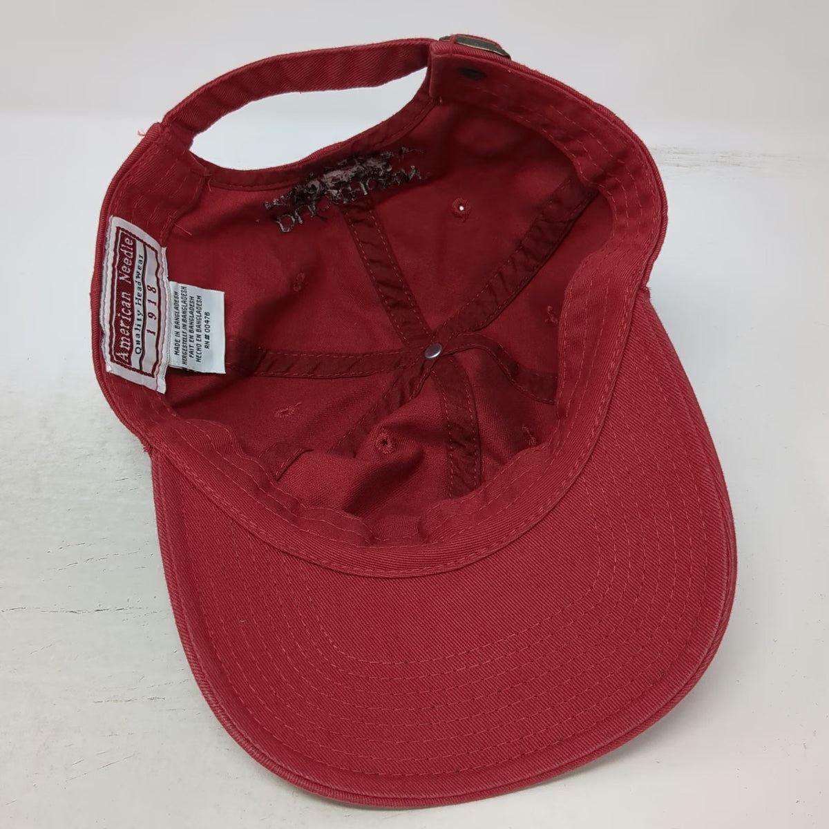American Needle Duckhorn Vineyards Napa Valley Red One Size Baseball Cap Hat