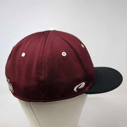 Pukka Baseball Cap Red Black One Size Abington Ghosts Performance Stretch Hat