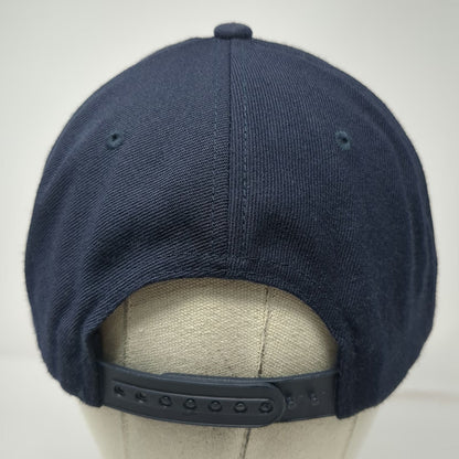 Yupoong Snapback Blue One Size Hat Shine Supply Leather Patch Green Undervisor