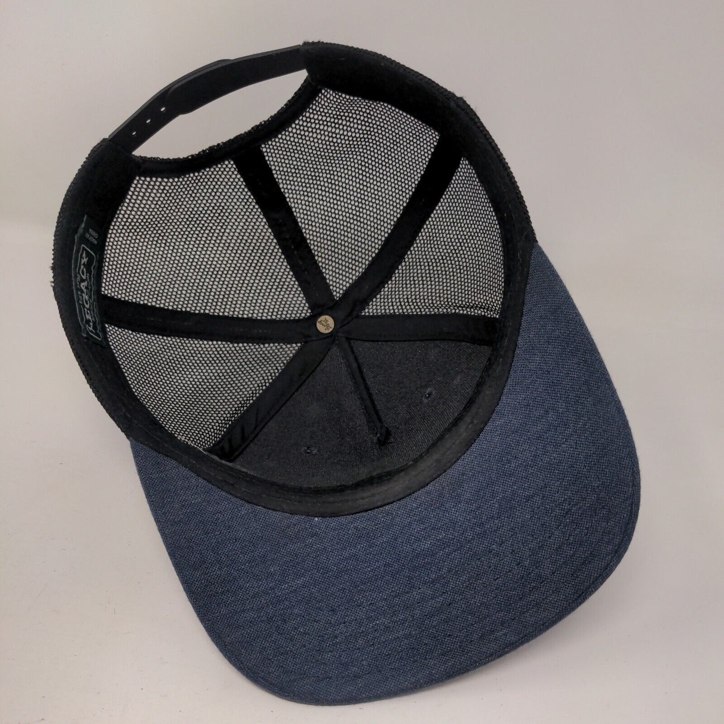 Yellowstone National Park Snapback Mesh Back Trucker Hat Blue One Size