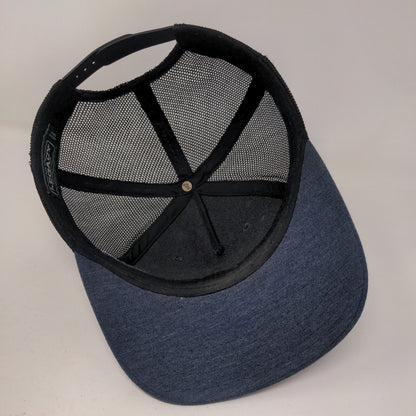Yellowstone National Park Snapback Mesh Back Trucker Hat Blue One Size