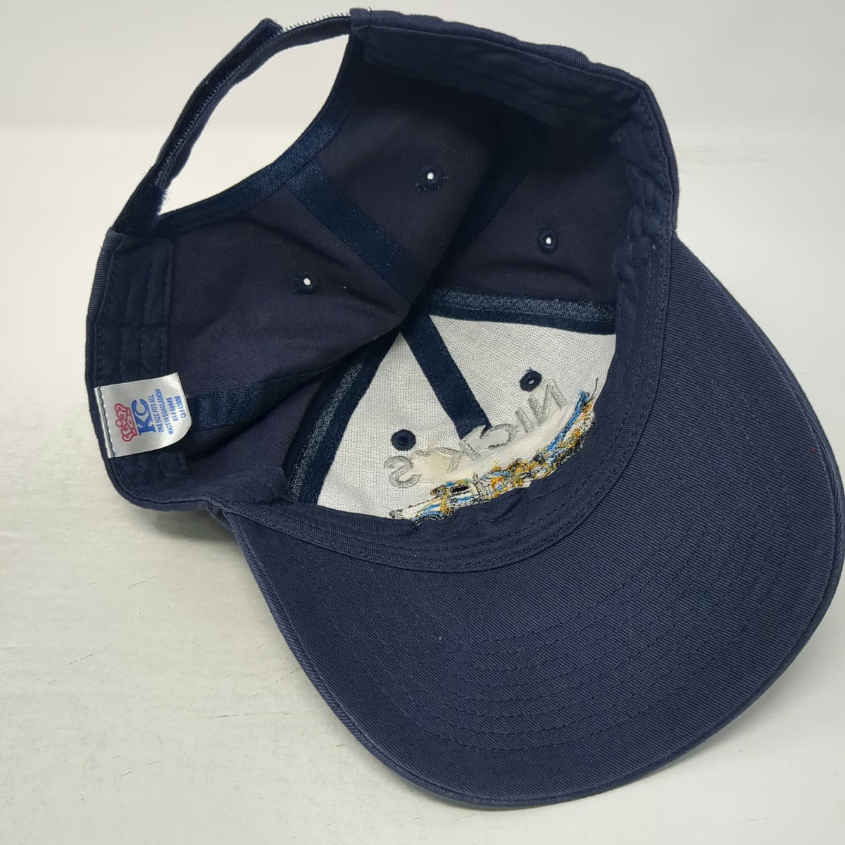 KC Caps Nick's Towing Service Truck Blue One Size Baseball Cap Hat Strapback