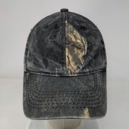Signatures Strapback Hat Camo OSFM Adjustable 6 Panel Vent Holes