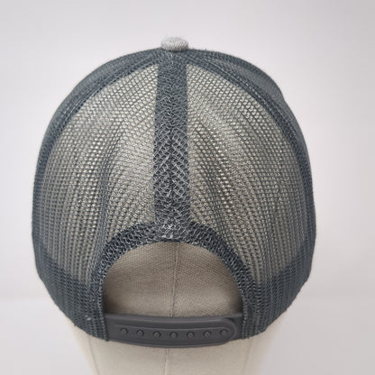 Fairfax Agency Inc Snapback Trucker Hat Gray One Size Mesh Back Vernon