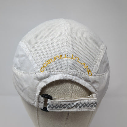 Souba Du Cozumel Island Strapback Hat White One Size Adjustable Embroidered