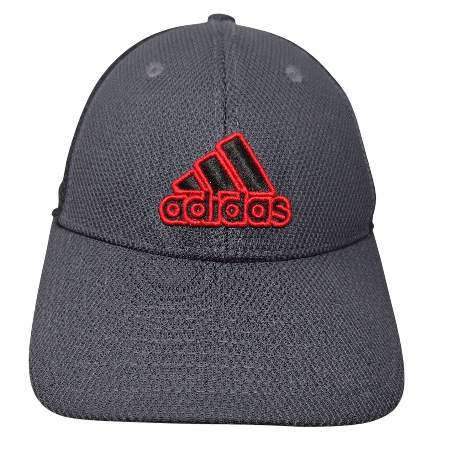 Adidas 3 Stripes Strapback Hat Black OSFA Climalite Embroidered