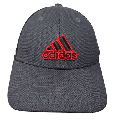Adidas 3 Stripes Strapback Hat Black OSFA Climalite Embroidered