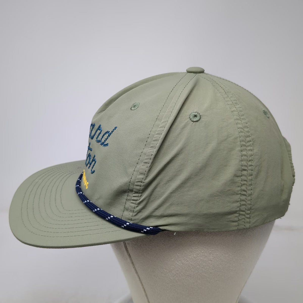 Brewery Branding Co 5 Panel Green One Size Nylon Rope Snapback Brewing Hat