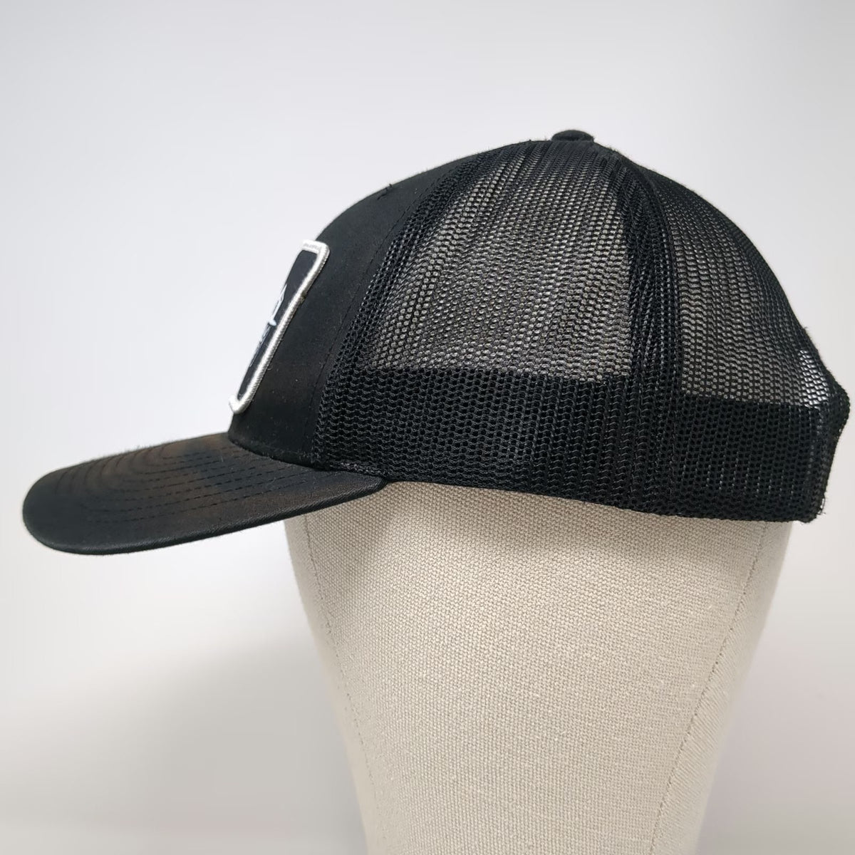 Richardson 112 Trucker Hat Black One Size Voodoo Ranger Beer Patch Mesh Back