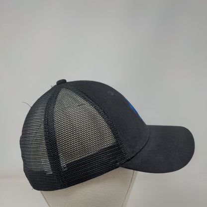 Milagro Tequila Snapback Mesh Back Trucker Hat Black One Size Embroidered