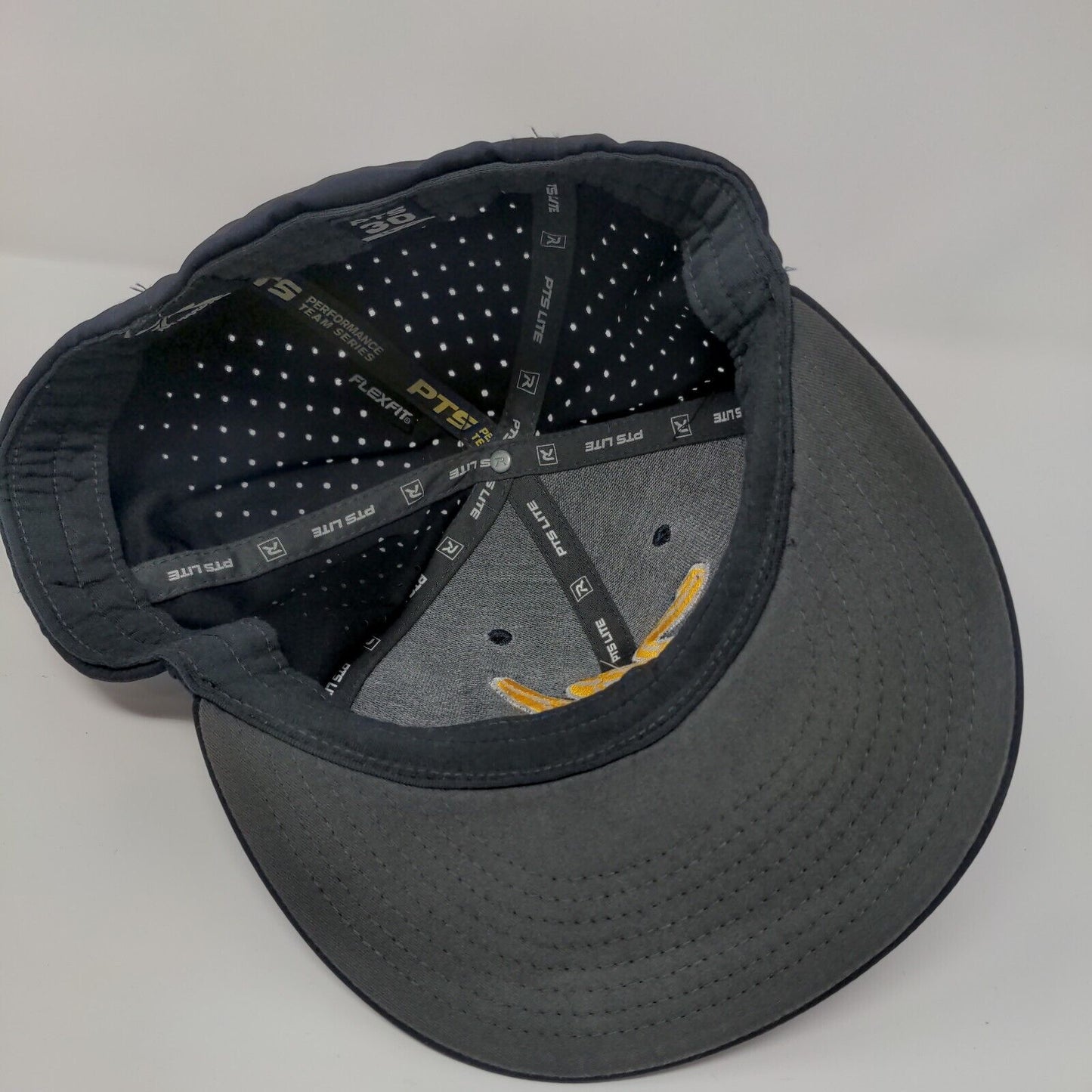 Letter M Fitted Hat Blue L/XL OTS Lite Embroidered Breathable 6 Panel Richardson