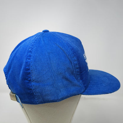 Sportcap 5 Panel Blue One Size Hat Executive Hangar Boise Idaho Corduroy