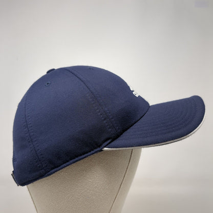 Adidas 3 Stripes Slideback Hat Blue One Size Adjustable Embroidered