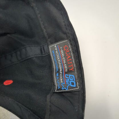 Otto Haney Truckline Baseball Cap Black OSFM Flames Embroidered Strapback Hat