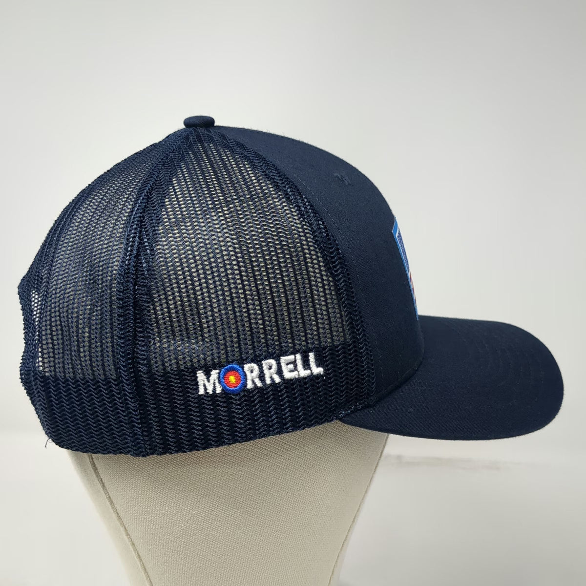 Richardson Trucker Hat Blue One Size Snapback Morrell Archery Target