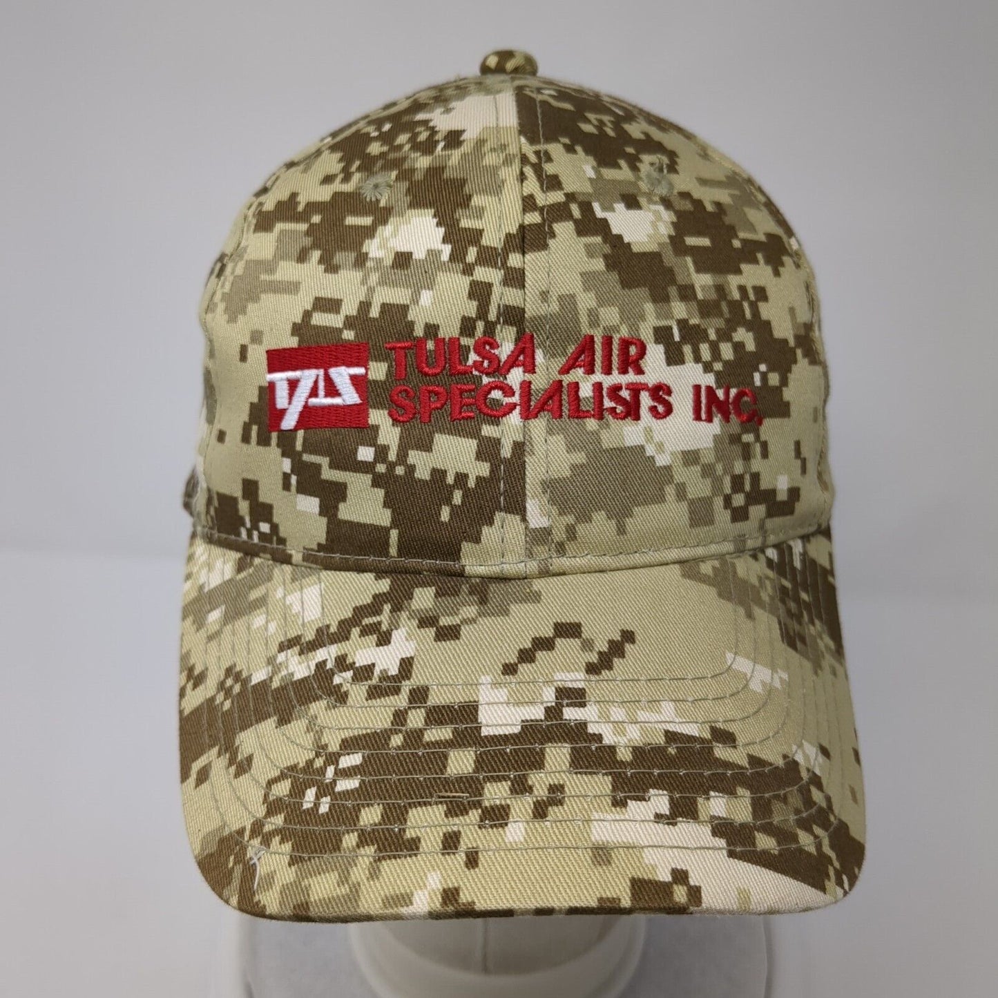 Tulsa Air Specialists Inc Strapback Hat Camo One Size Outdoor Cap