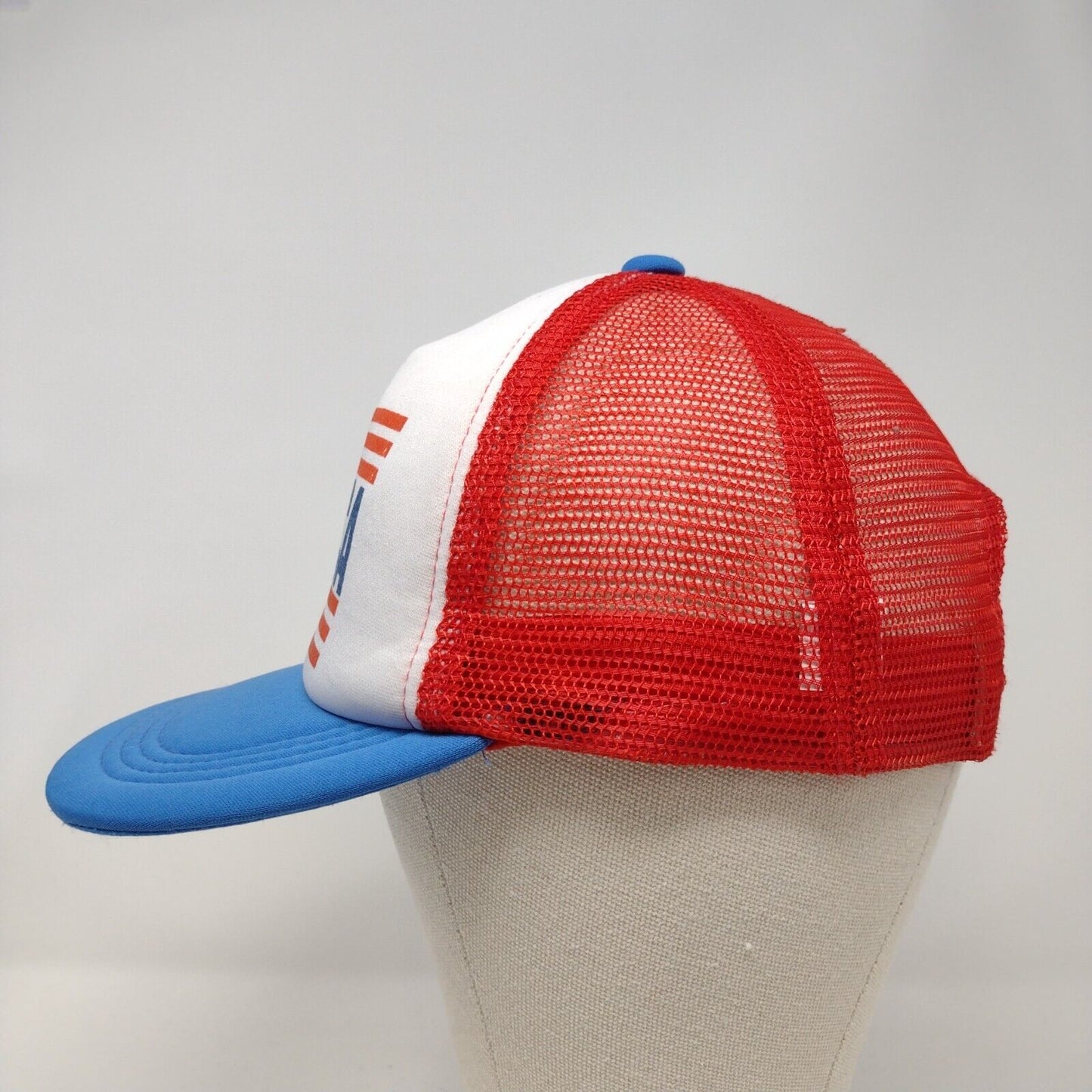 'Merica Flag Snapback Mesh Back Trucker Hat Multi OSFA Colorblock