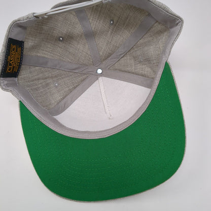 Idaho Est. 1890 Take Me To The Mountains Snapback Hat Gray OS Classics Yupoong