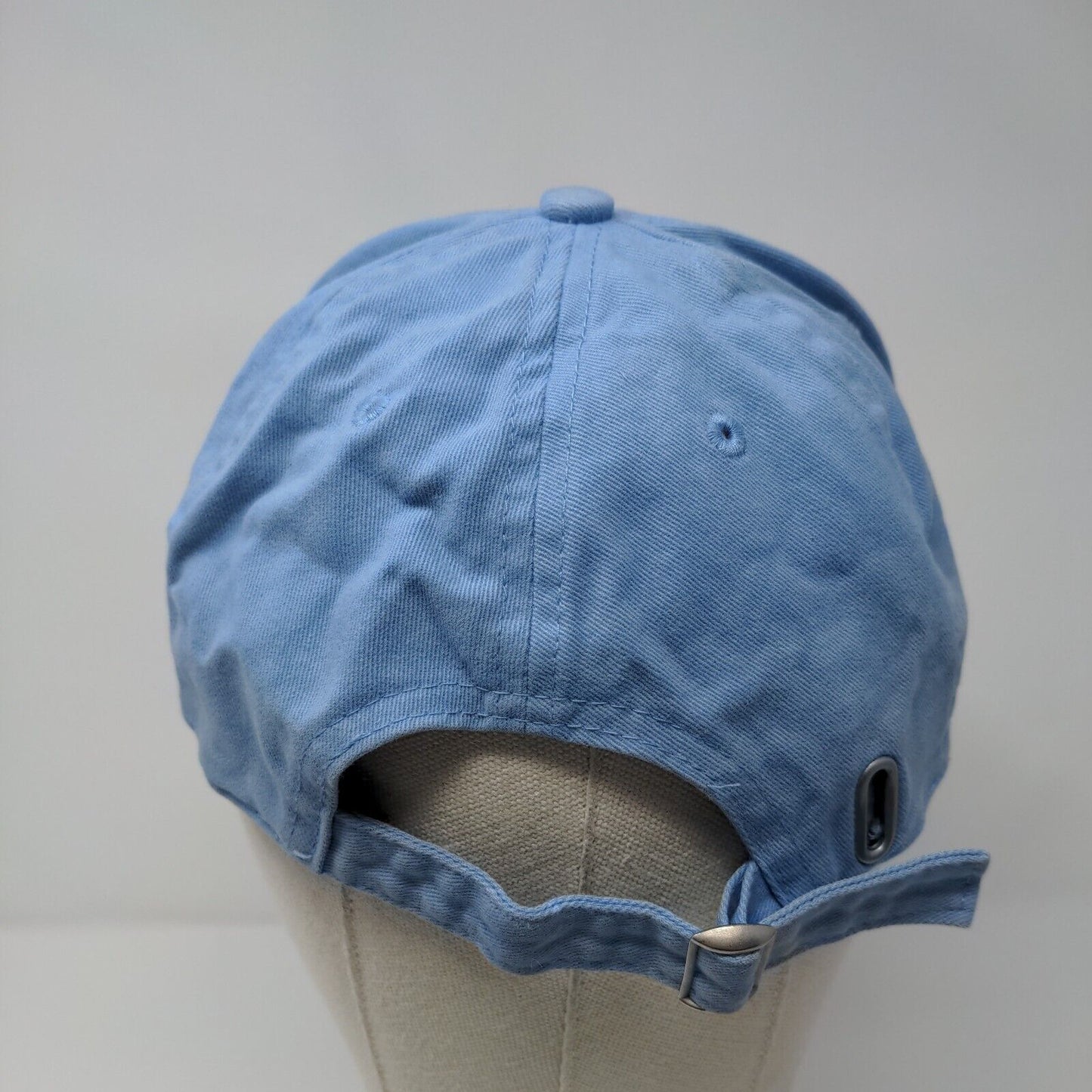 Route 66 Slideback Hat Blue OSFM Adjustable Vented Holes 6 Panel Blank