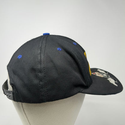 Goofy's Hat Co. Snapback Black One Size Disney Character Graphic Made USA Hat